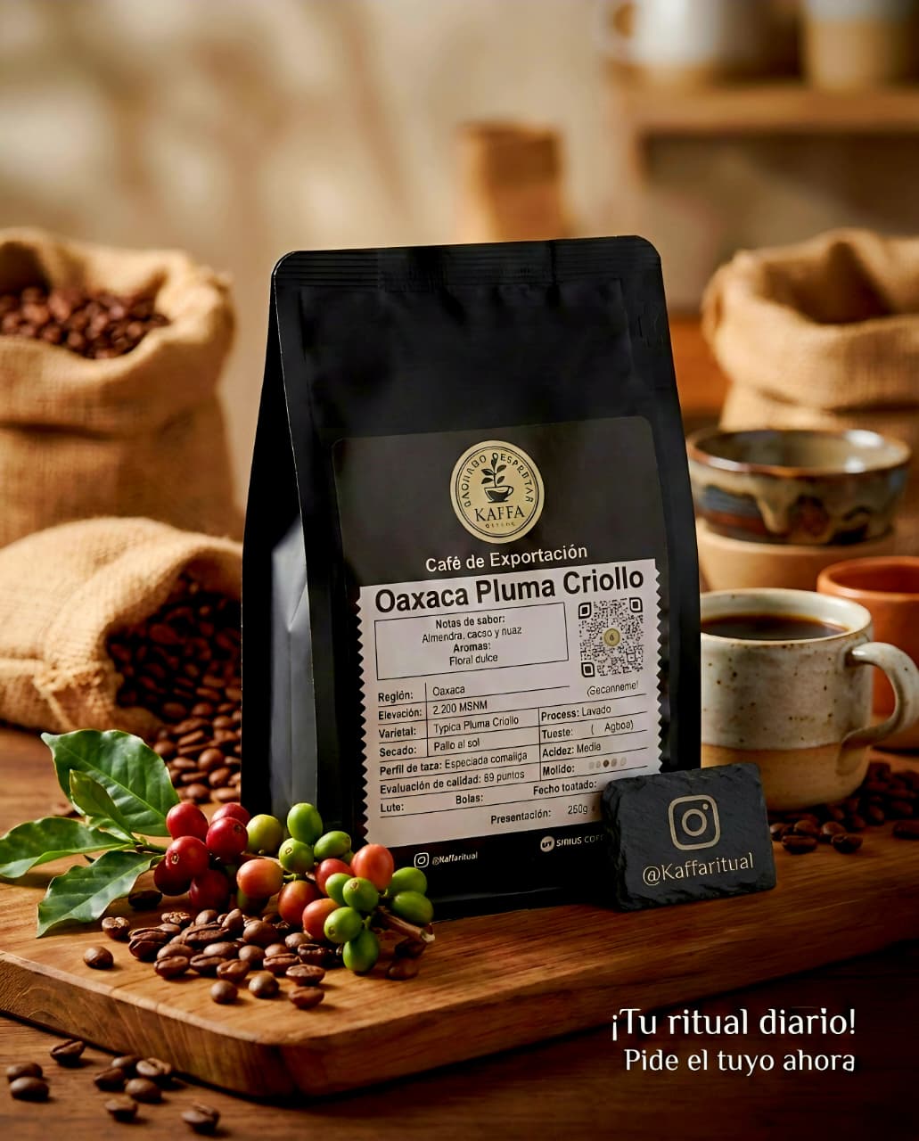 Cafés de importación Kaffa Ritual